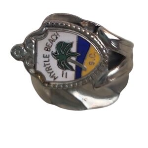 Myrtle Beach South Carolina Vintage Souvenir Spoon Ring